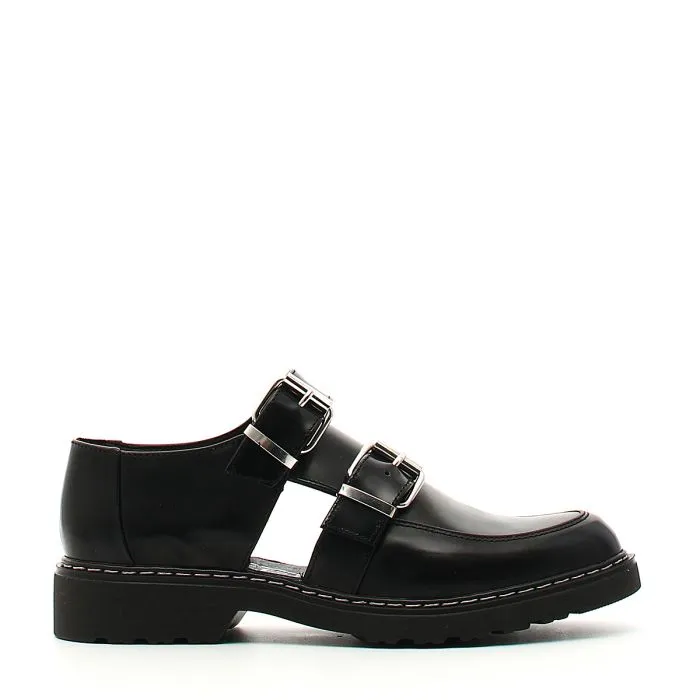 CALZ.DONNA ROSE W.LOW 720 BRUSH BLACK