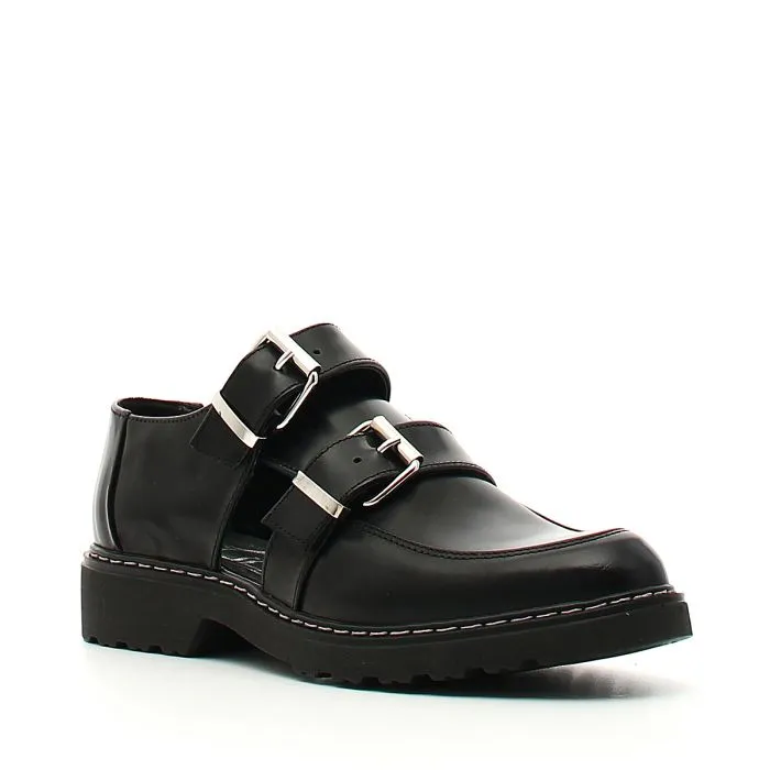 CALZ.DONNA ROSE W.LOW 720 BRUSH BLACK