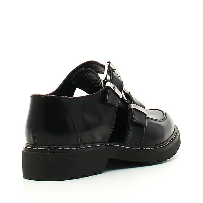 CALZ.DONNA ROSE W.LOW 720 BRUSH BLACK