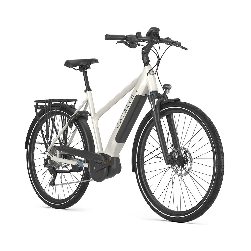 Gazelle Medeo T10 Hmb 500Wh Ivory Lucido - City Bike Elettrica Uomo